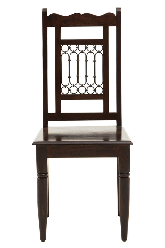 Srina Dark Sheesham Wood Dining Chair