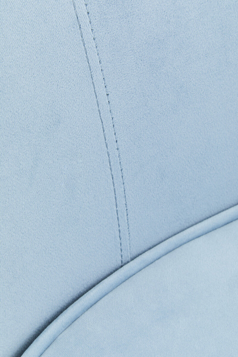 3 Seater Aqua Blue Velvet Sofa | Yasmeen