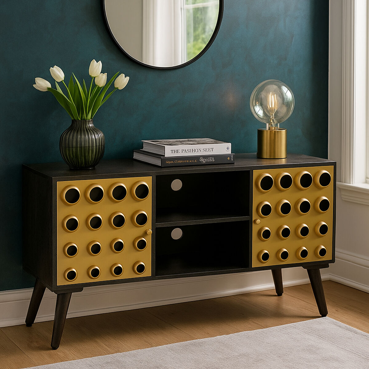 Arti Mango Wood Media Unit