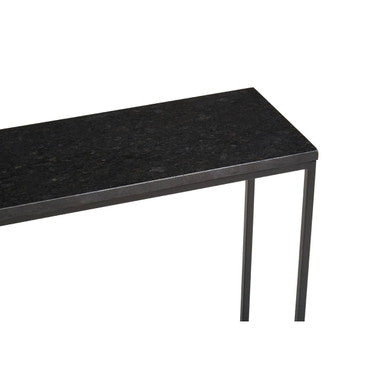 Templar Black Marble Console Table