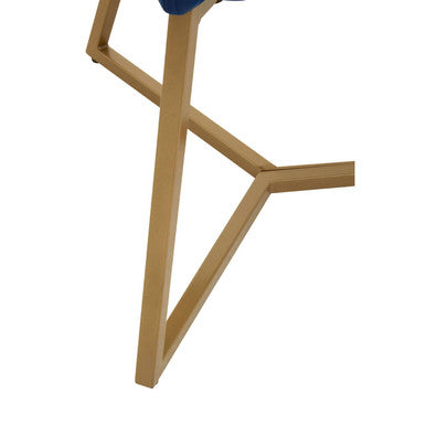 Vieste Midnight Velvet Dinner Chair