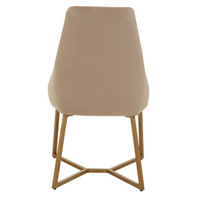 Mink Velvet Dining Chair | Vieste