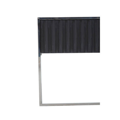 Genoa Grey Gloss Finish Console Table