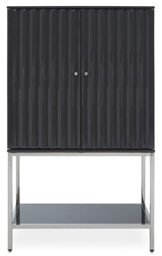 Genoa Grey Hi Gloss Cabinet