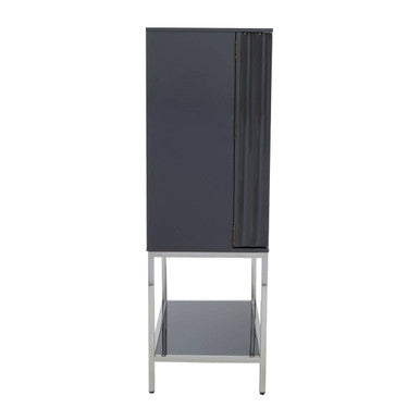 Genoa Grey Hi Gloss Cabinet