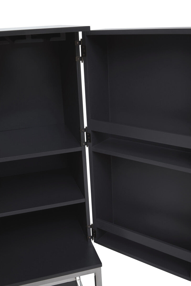 Genoa Grey Hi Gloss Cabinet