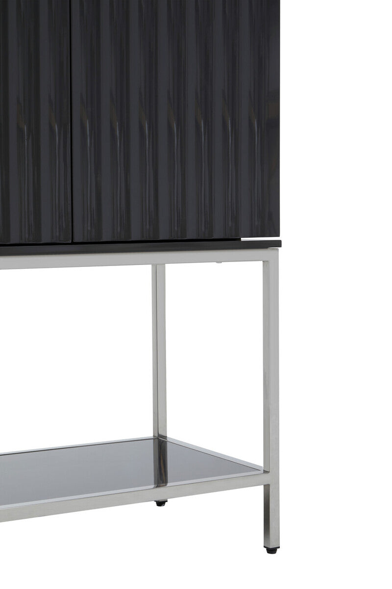 Genoa Grey Hi Gloss Cabinet