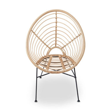 Java Natural Rattan Round Chair