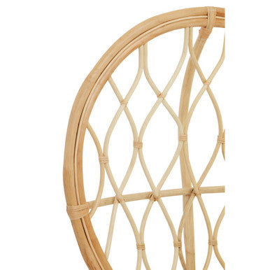 Java Natural Rattan Curved Chair