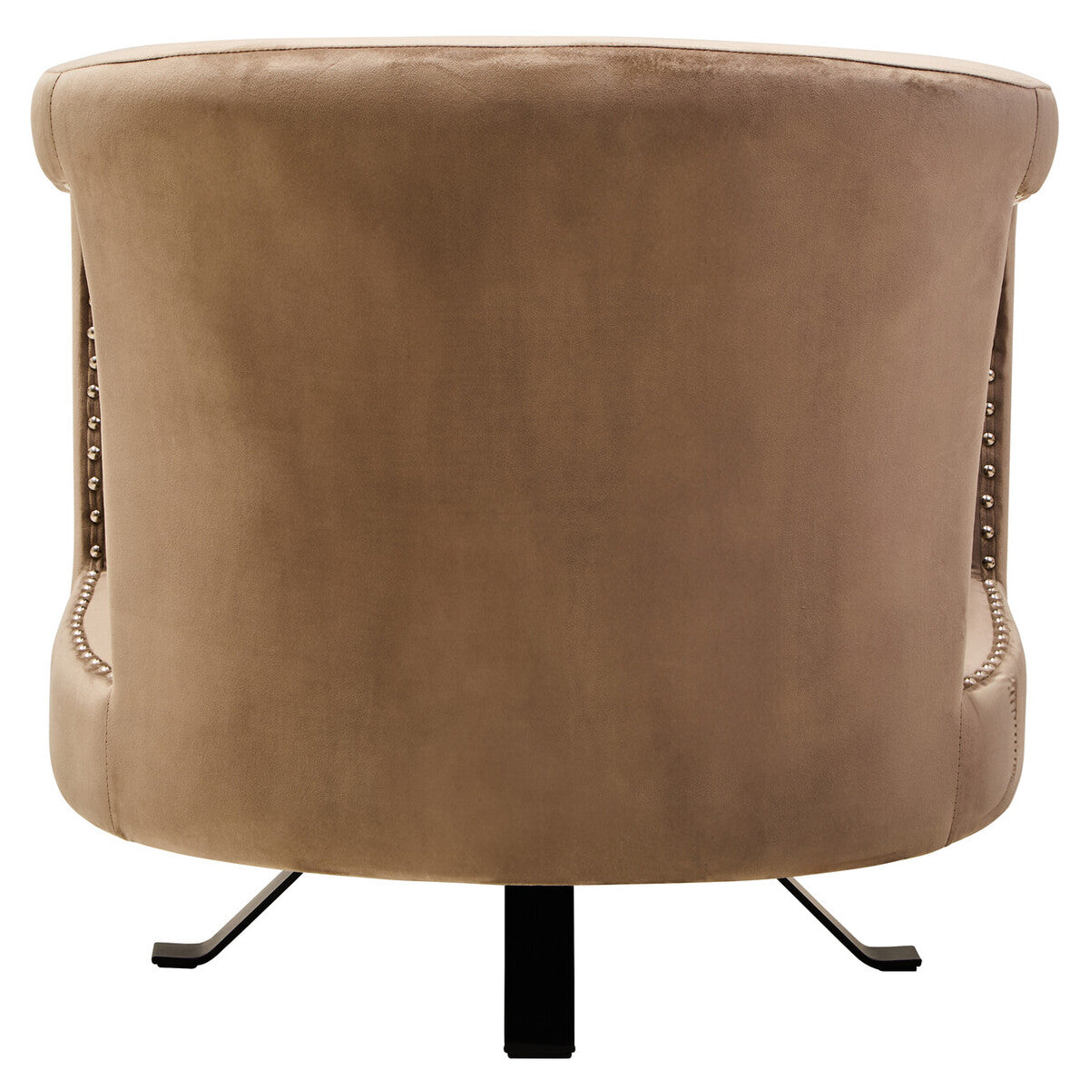 Mink Velvet Swivel Chair | Hestia