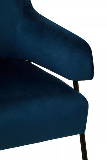 Blue Velvet Chair | Henia