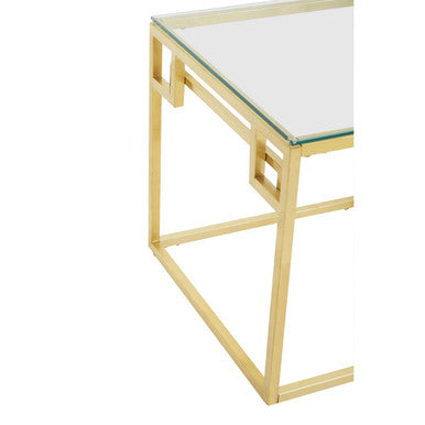 Allure Gold Brushed Side Table