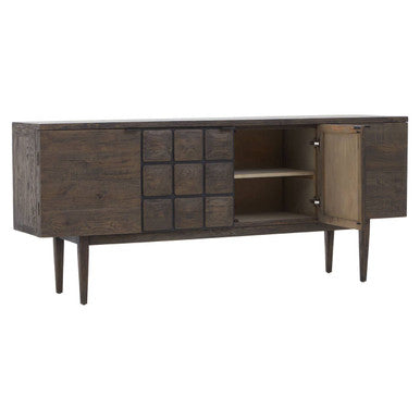 Recycled Dark Oak Wood Sideboard | Lucca