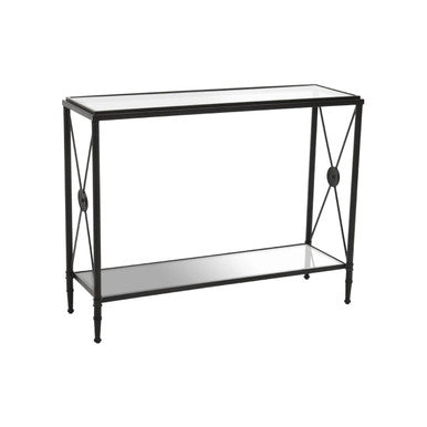 Axis Console Table With Black Finish Frame