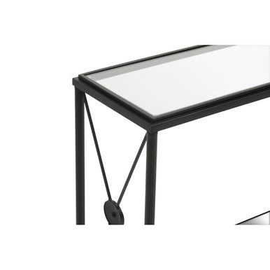 Axis Console Table With Black Finish Frame