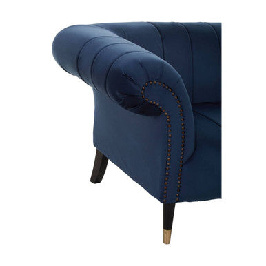 3 Seater Midnight Velvet Sofa, Siena