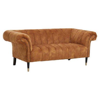 2 Seater Gold Velvet Sofa | Siena