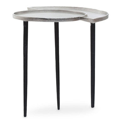 Simbolo Silver Top Side Table