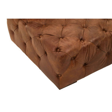 Brown Leather Right Arm Modern Chesterfield Modular Sofas, Hoxton