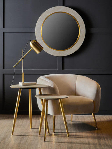 Cadio Set Of Two Shagreen Tables