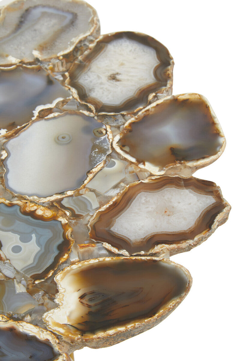 Jaipur Side Table with Agate Top