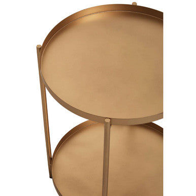 Mandoli Gold Side Table