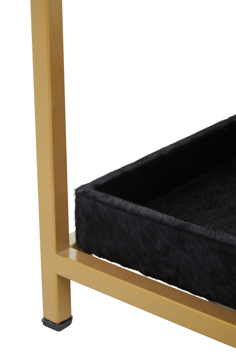 Kensington Townhouse Hair On Hide Bedside Table