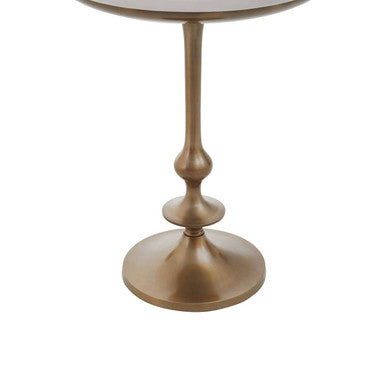 Pali Small Antique Brass Side Table