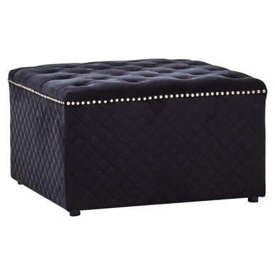 Zamora Velvet Ottoman