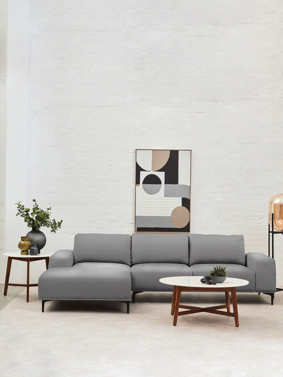 Myan White Marble Coffee Table