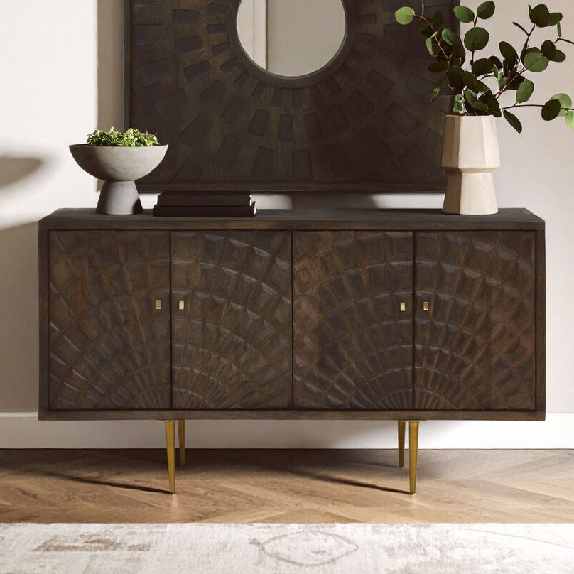 4 Door Mango Wood Sideboard | Sipari