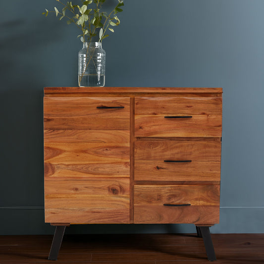 Nashik Small Acacia Wood Sideboard