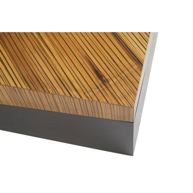 Large Square Coffee Table with Black Finish | Gabor