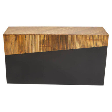 Ebony and Natural Console Table, Gabor
