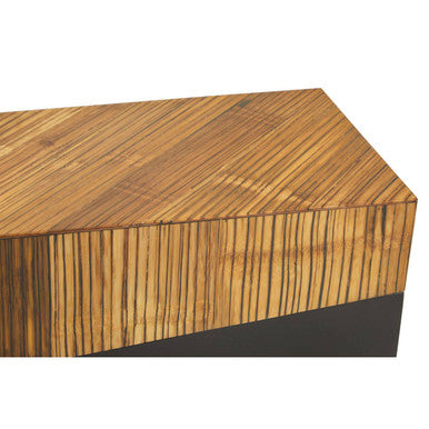 Ebony and Natural Console Table | Gabor