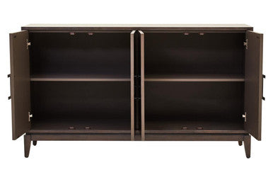 Antique Grey Four Door Sideboard | Dimaro
