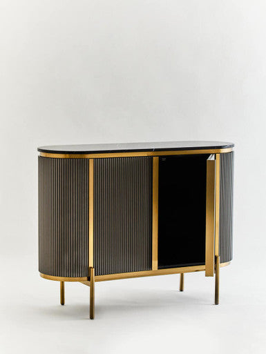 Dervio Two Door Marble Top Sideboard