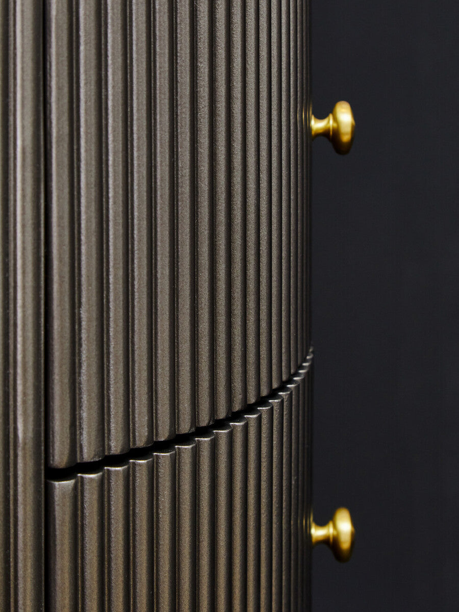 Dervio Two Drawer Marble Top Chest