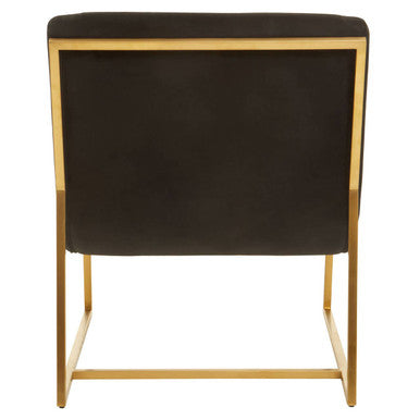 Black and Gold Lounge Chair | Vogue