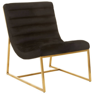 Black and Gold Lounge Chair | Vogue