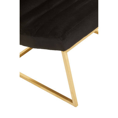 Black and Gold Lounge Chair | Vogue