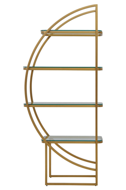 Vogue Left Half Moon Shelf Unit