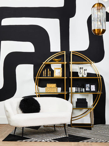 Right Half Moon Shelf Unit | Vogue