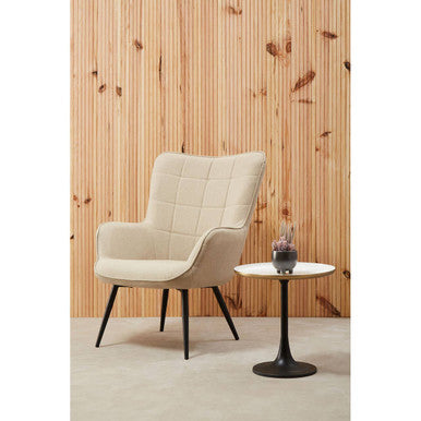 Corra Side Table With Column Base