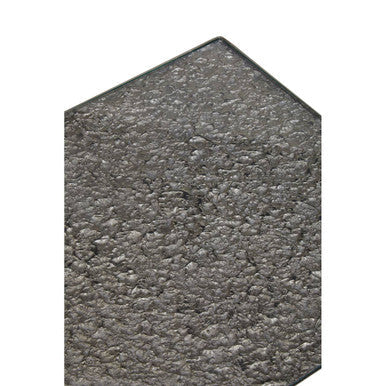 Akola Rectangle Coffee Table in Silver and Glass