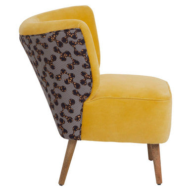 Yellow Print Chair | Cefena