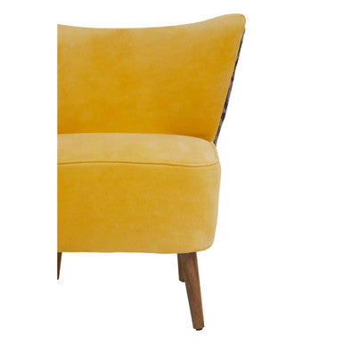 Cefena Yellow Print Chair