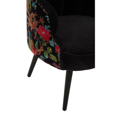 Peacock Design Scalloped Chair | Cefena