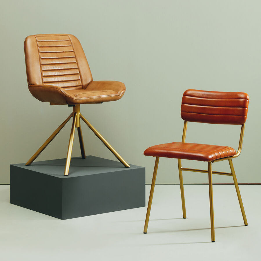 Buffalo Brown Leather Chair