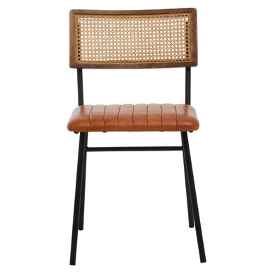 Buffalo Tan Leather Dining Chair